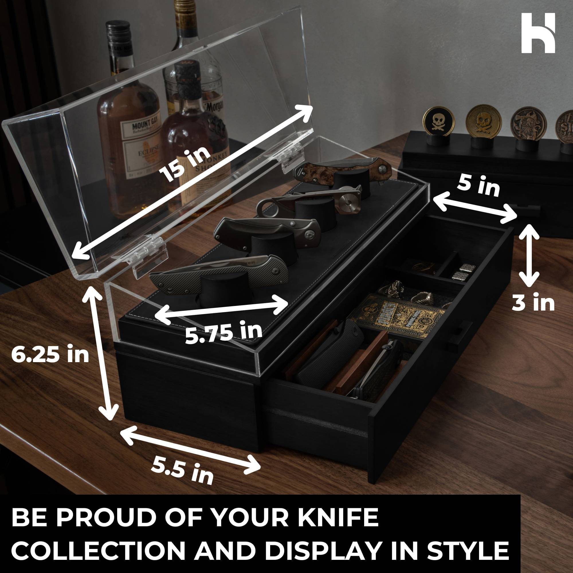 Holme & Hadfield Knife Case The Knife Deck Pro