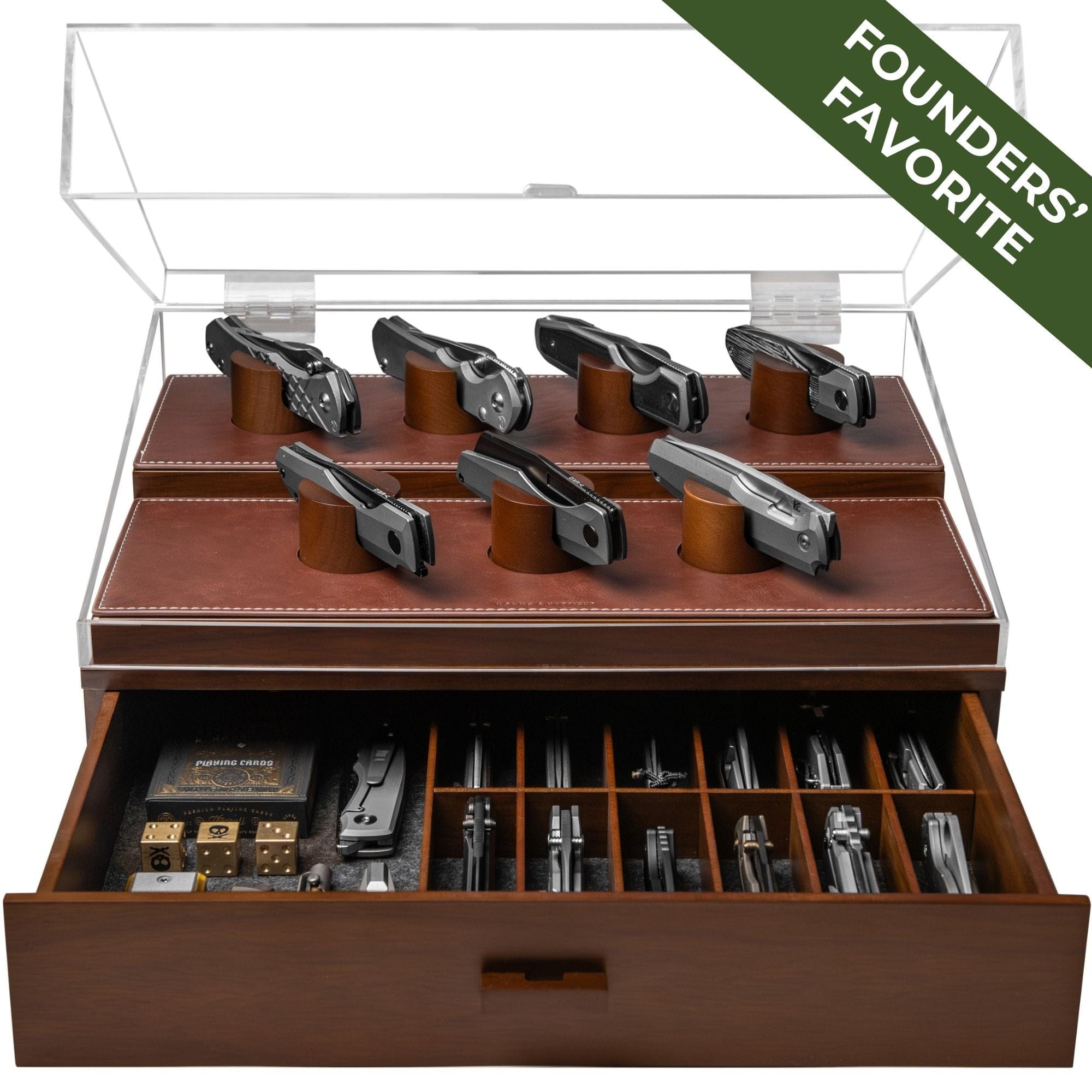 Holme & Hadfield Knife Case Walnut The Armory Pro