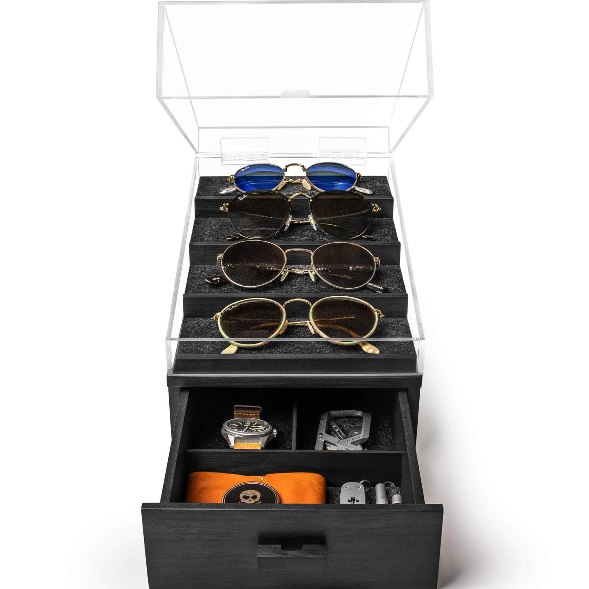 Holme & Hadfield Sunglasses Organizer Walnut The Sun Deck